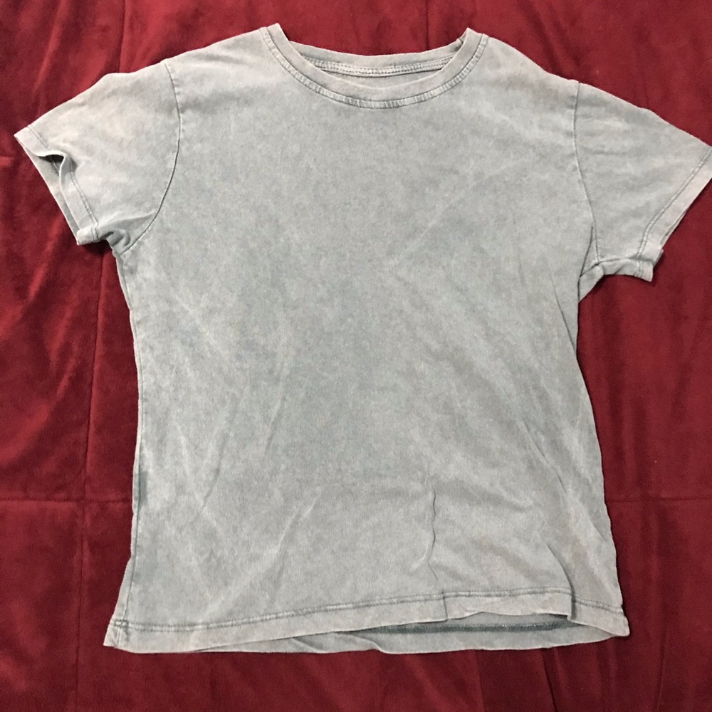 faded green dad shirt